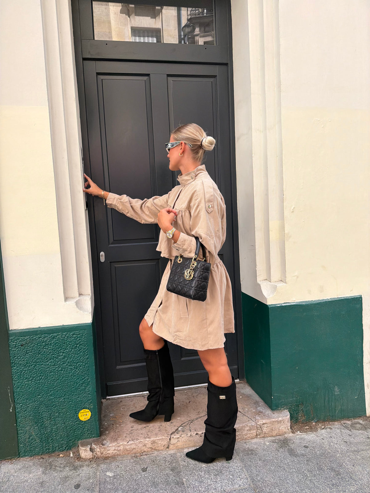 Botte haute NINA noire