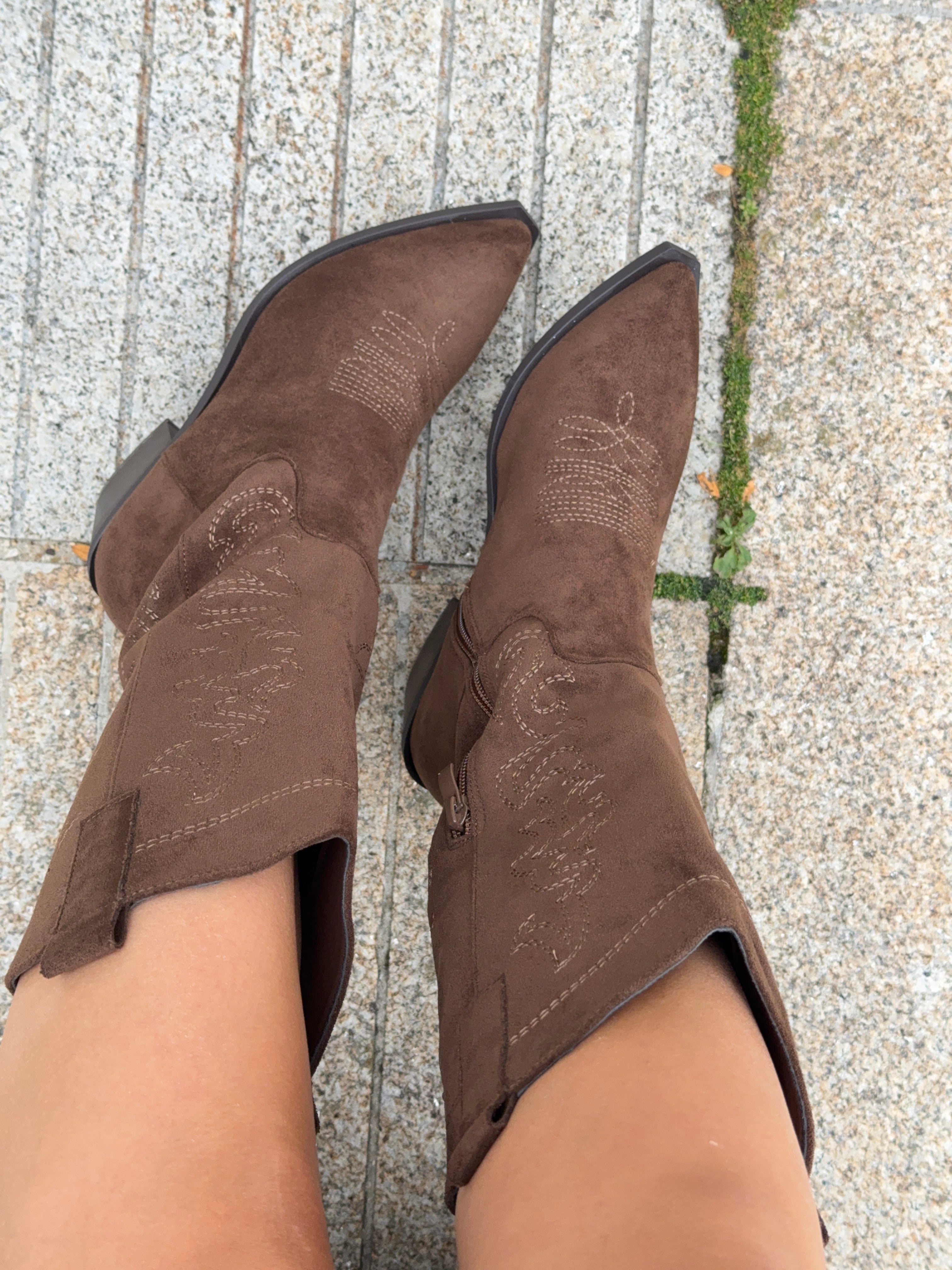 Santiag DAYSIE taupe marron