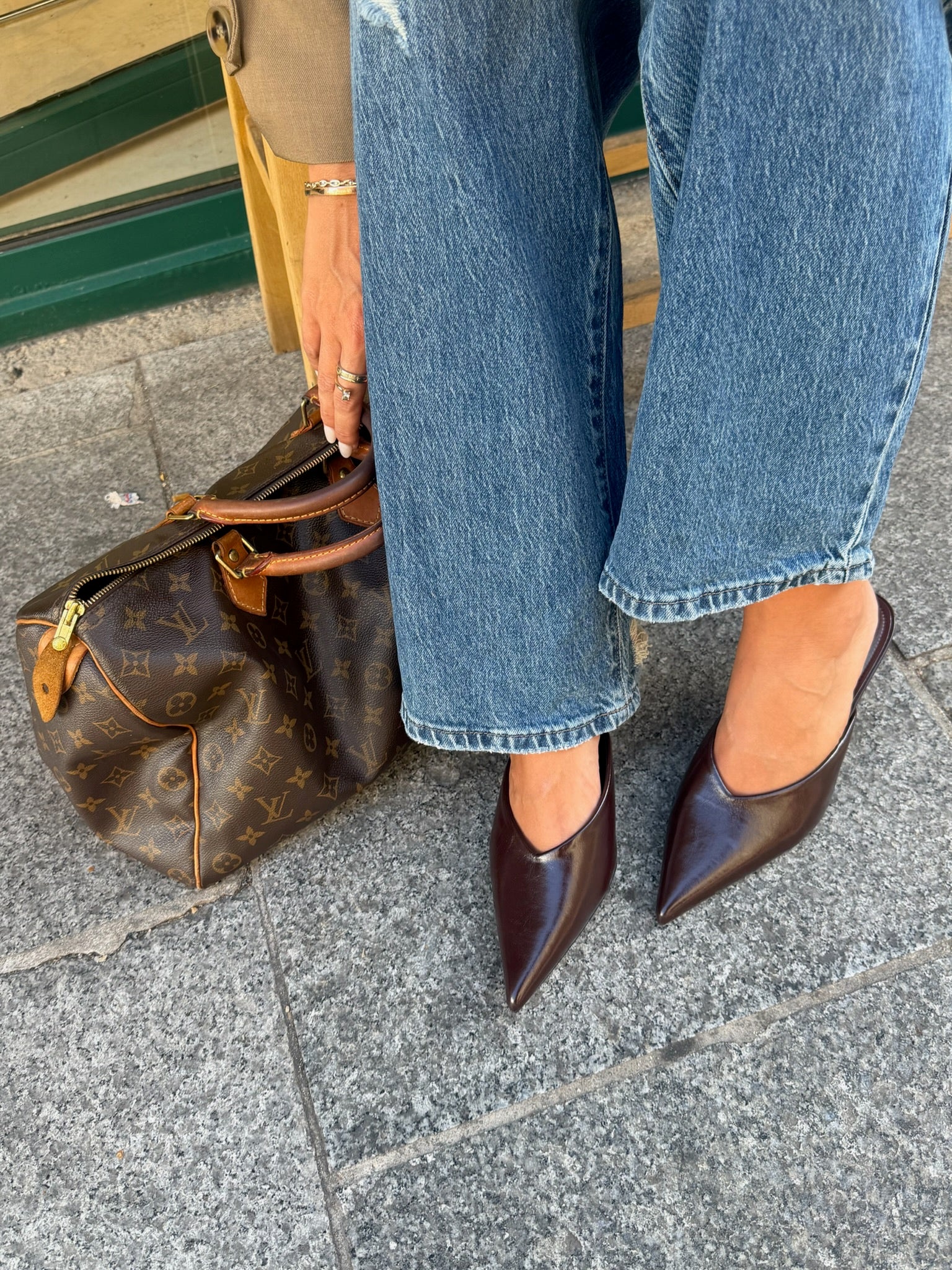 Mule IMAYA marron