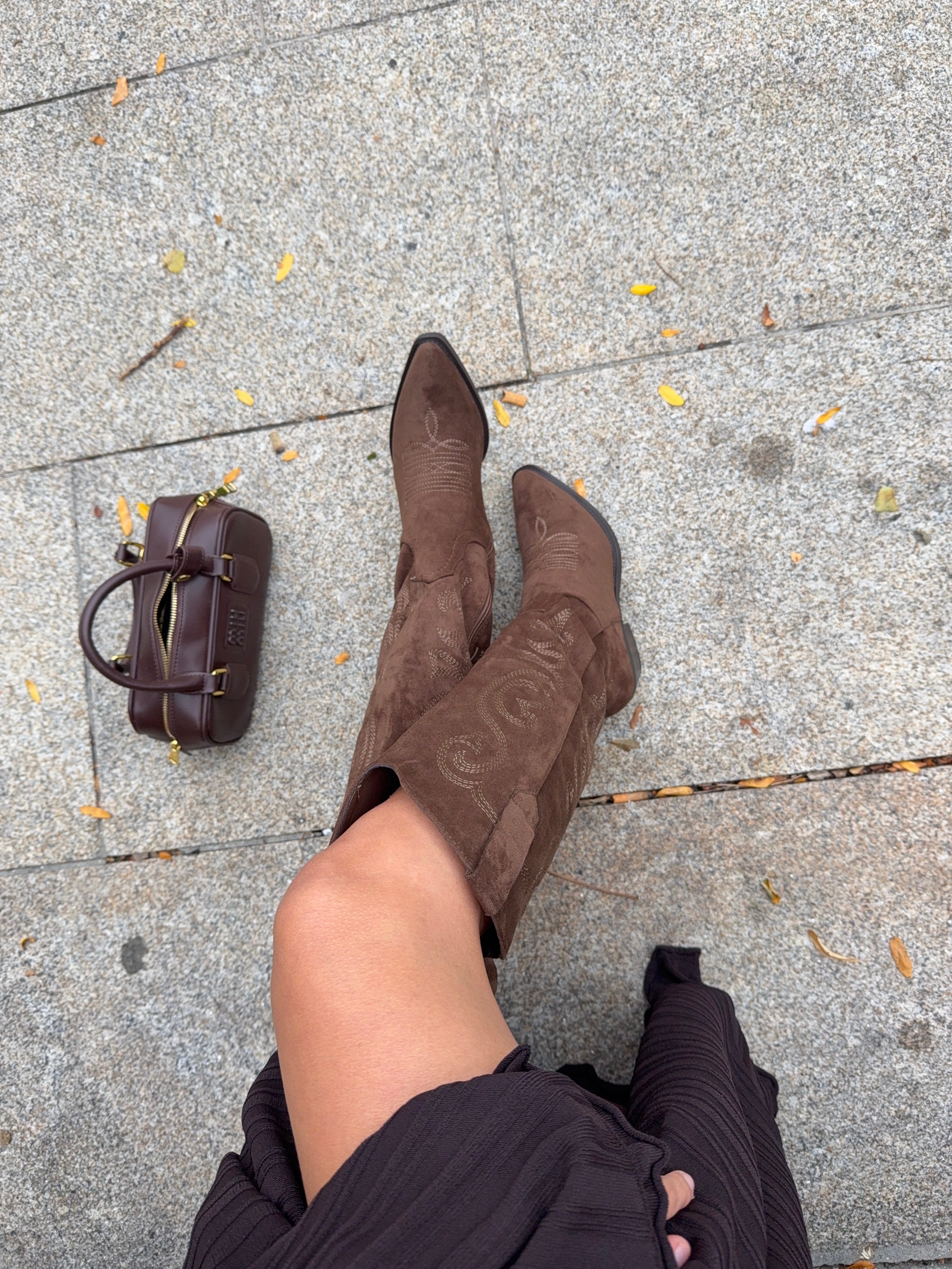 Santiag ALANA taupe marron