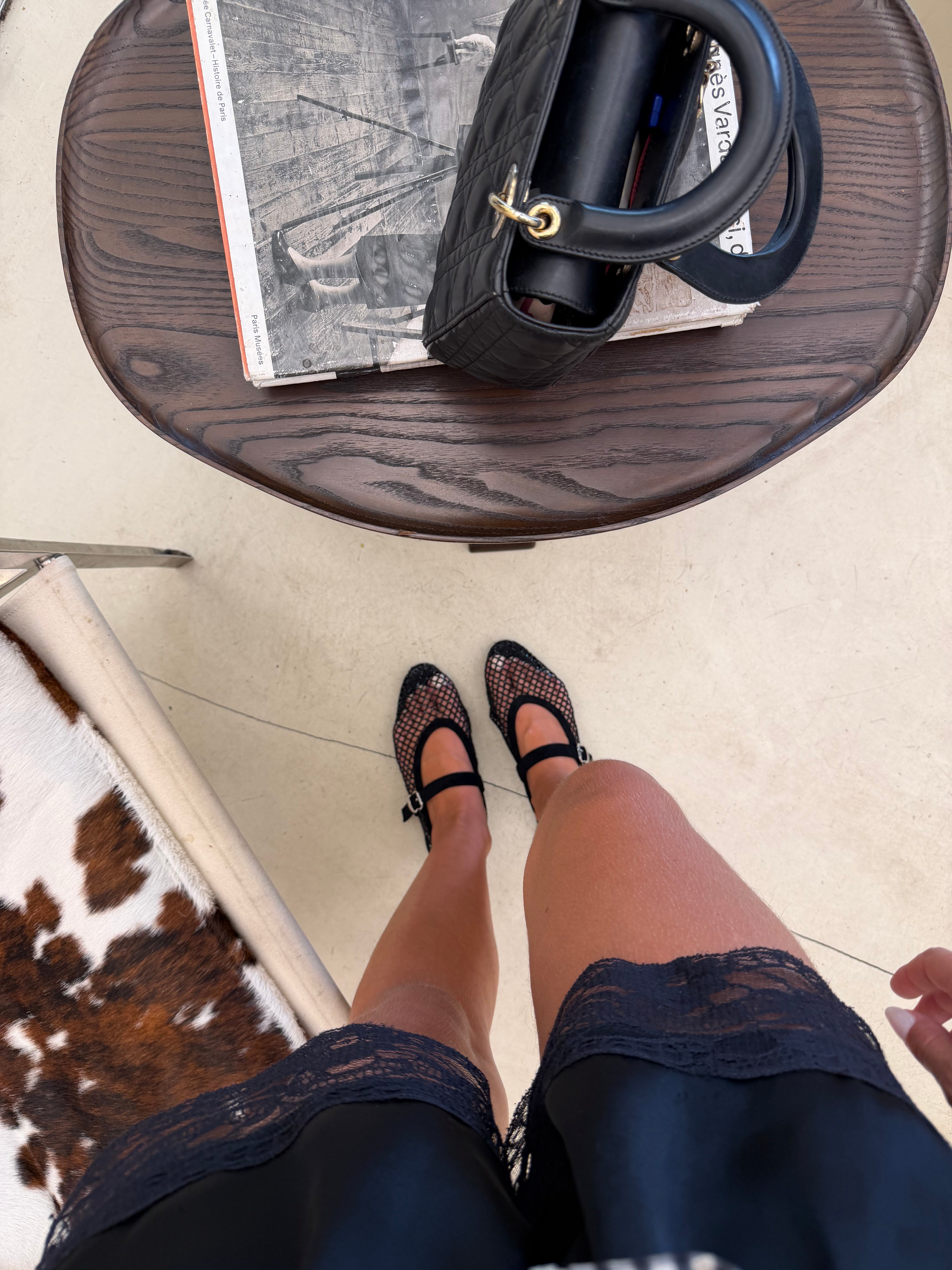 Ballerine brillante JOSA noire