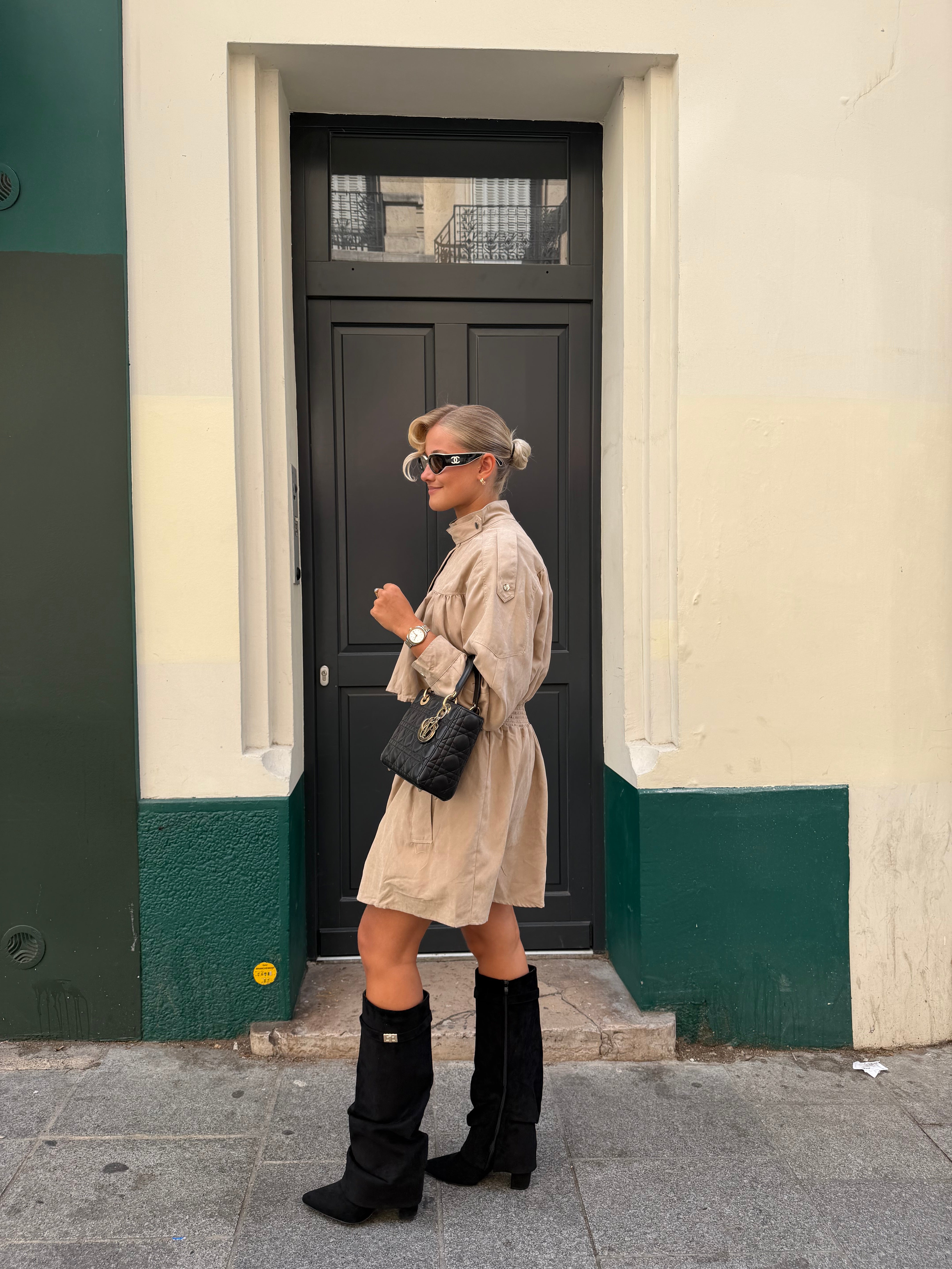 Botte haute NINA noire