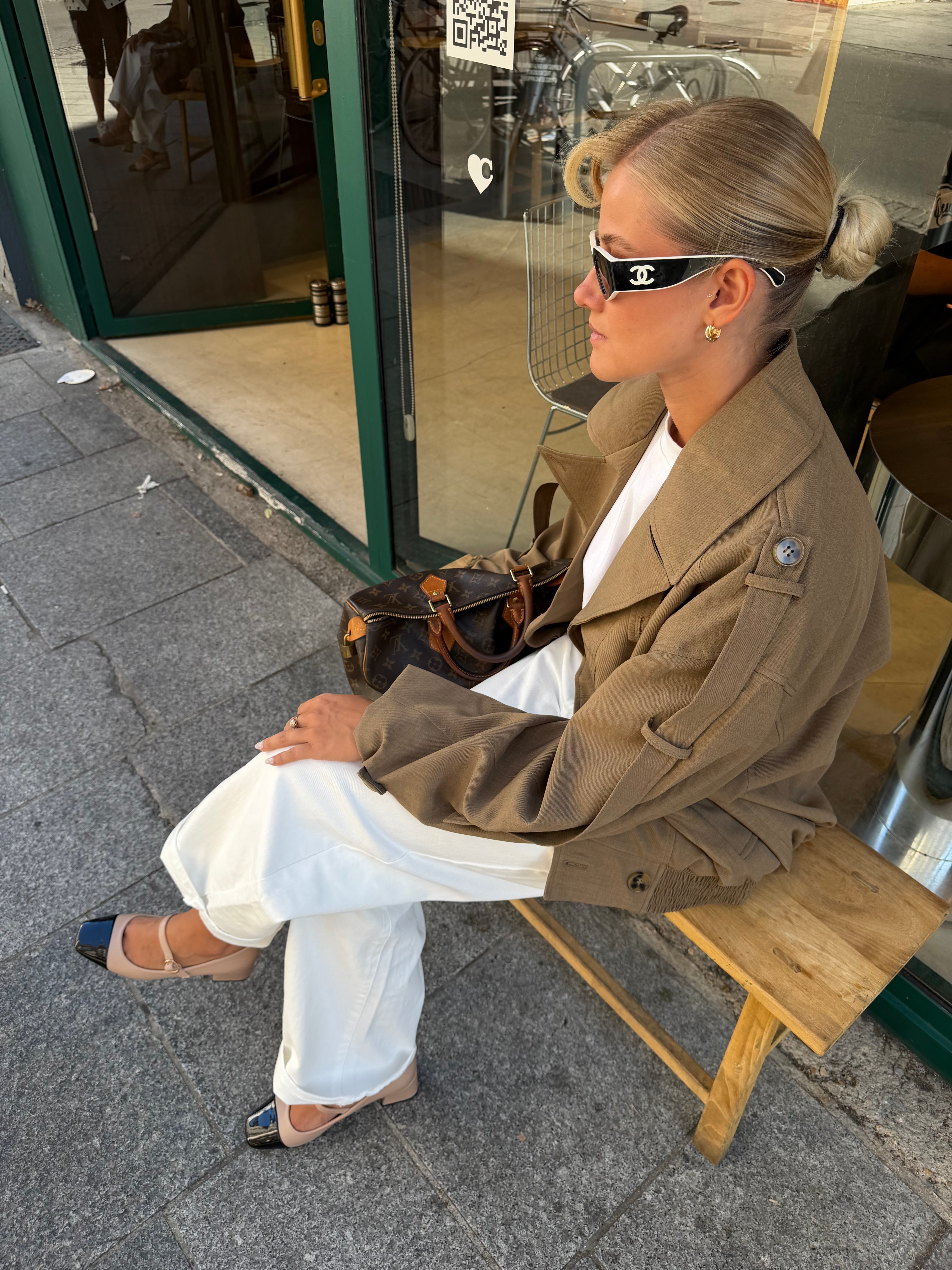Talon ENY talon beige noir