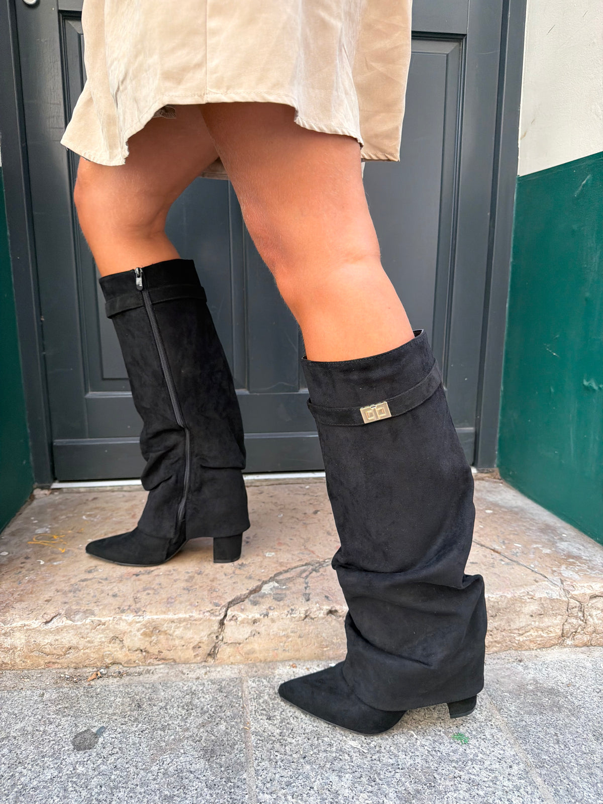 Botte haute NINA noire
