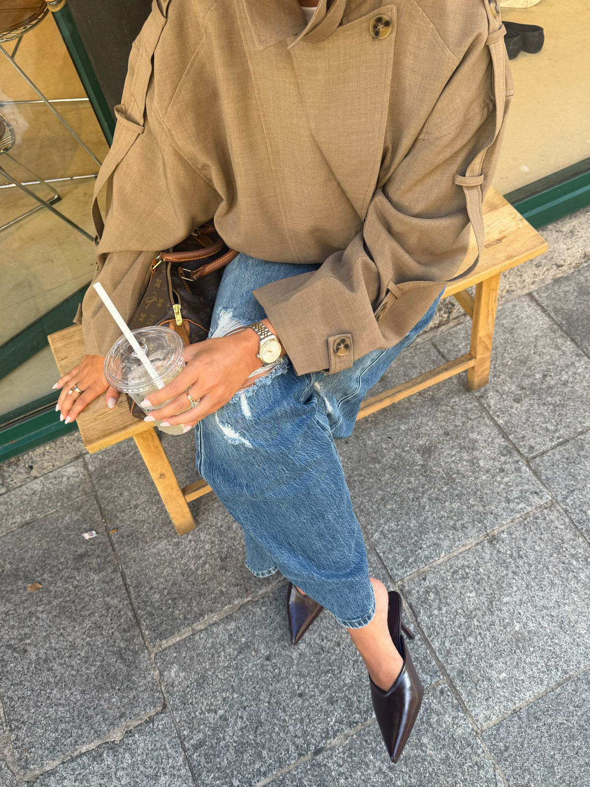 Mule IMAYA marron